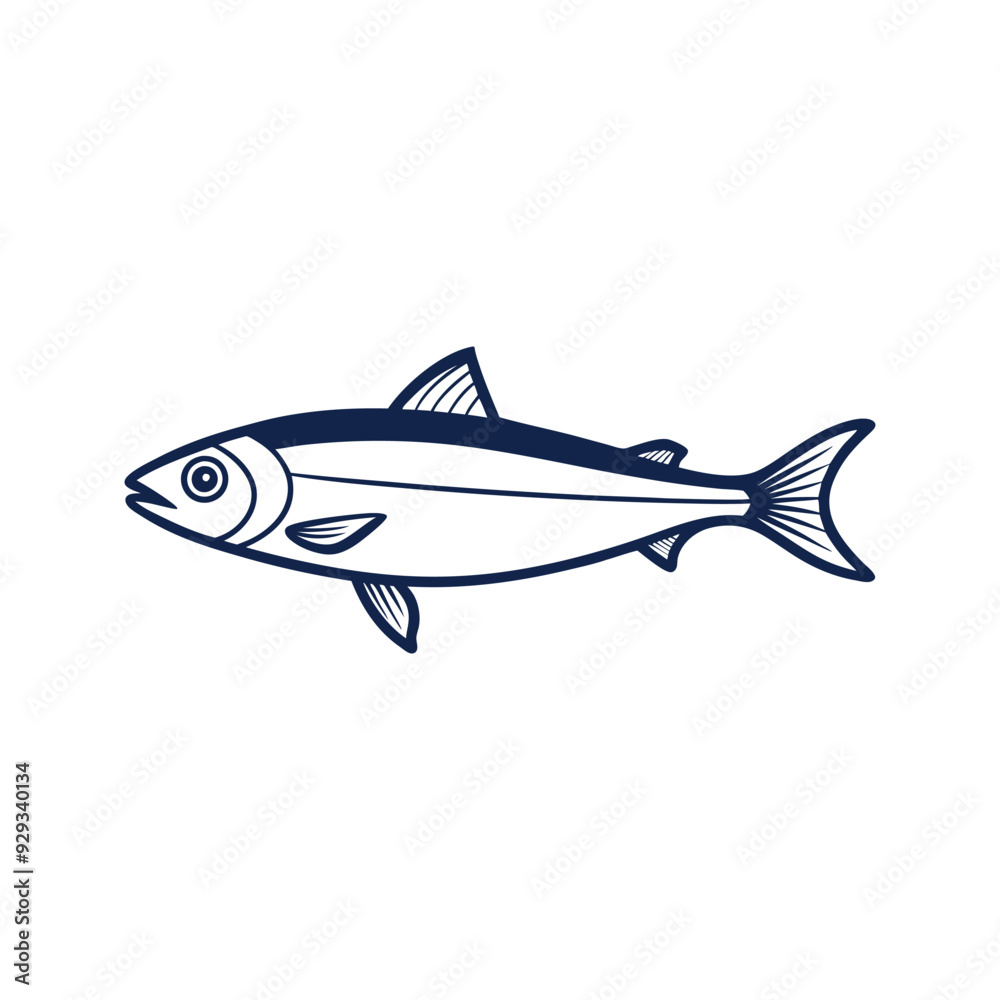 Fish Line art vector Illustration Fish Line art vector Illustration