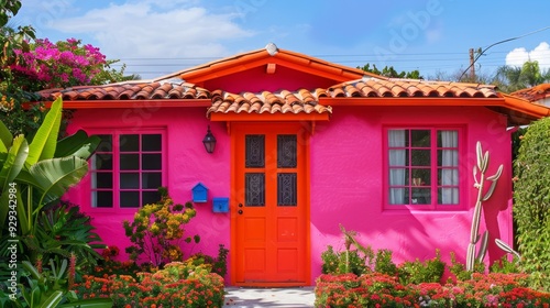 Hot Pink And Reds House Paint