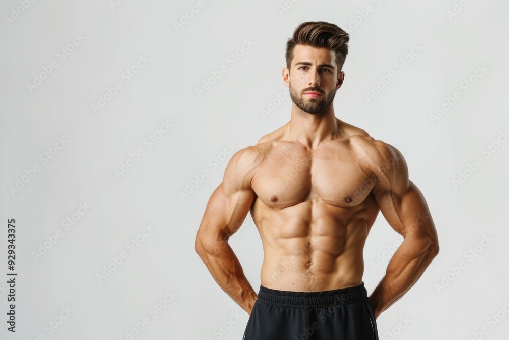 A person standing with their hands on their hips, posing for the camera A person standing with their hands on their hips, posing for the camera