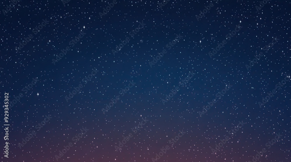 Fototapeta premium A serene night sky filled with stars, creating a tranquil and cosmic atmosphere.