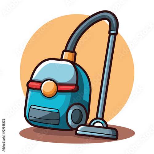 Vacuum Cleaner Vector Design Illustration
