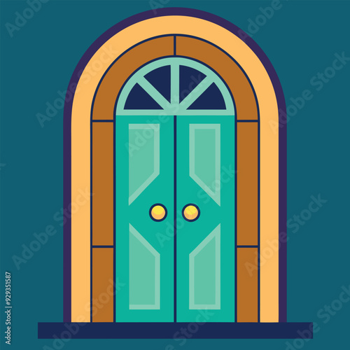 Door Vector Design Illustration