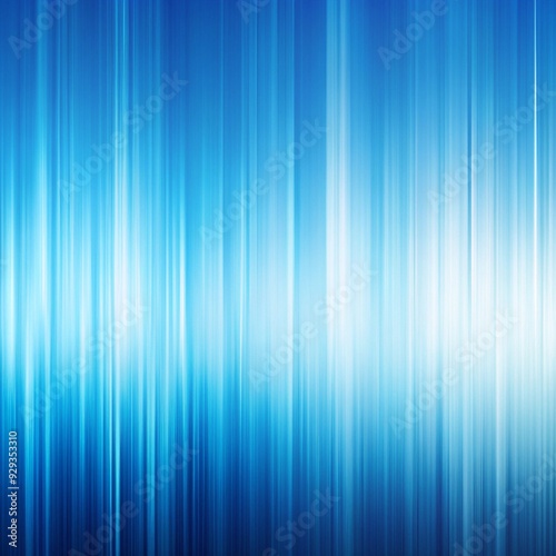 a background of vertical blue lines with a radiant light source in the center, creating a glowing effect.