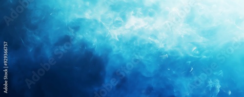 Abstract Blue and White Cloudy Mist Background with Dreamy and Ethereal Aesthetic, Ideal for Calm and Relaxing Themes