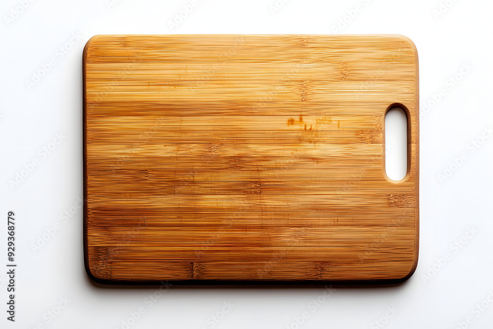 Bamboo Cutting Board Detailed View isolated on white background Bamboo Cutting Board Detailed View isolated on white background