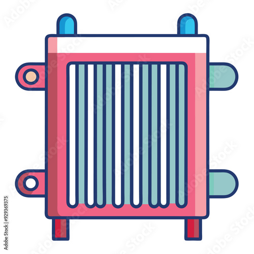 Radiator Vector Design Illustration