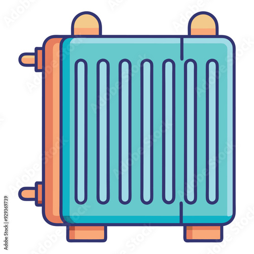 Radiator Vector Design Illustration