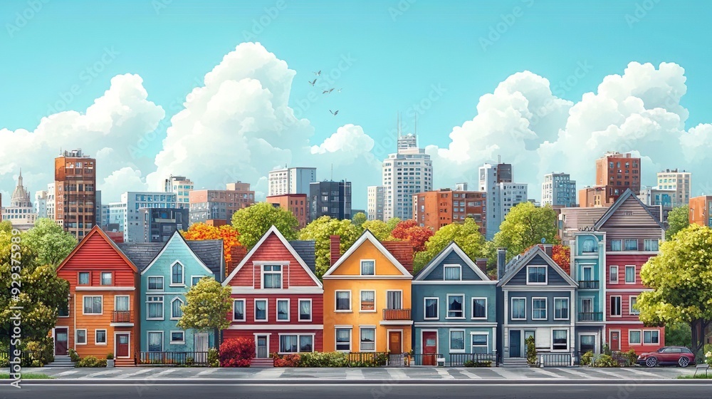 Cityscapes with realistic depictions of different urban landscapes photo Cityscapes with realistic depictions of different urban landscapes photo