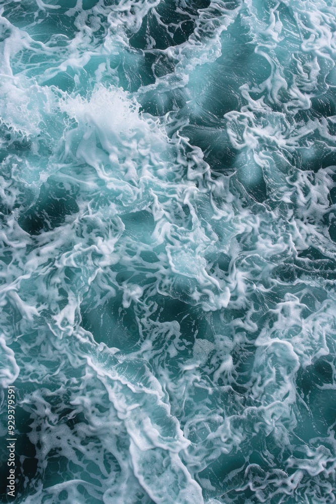 A natural ocean scene with waves moving in and out A natural ocean scene with waves moving in and out