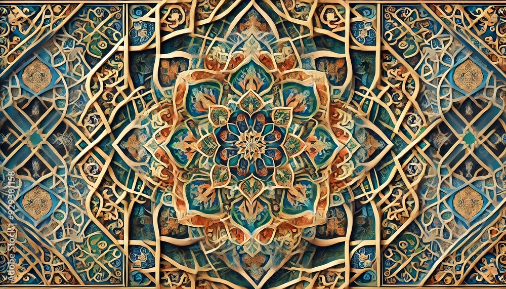 Intricate Islamic Geometric Patterns and Arabesques Intricate Islamic Geometric Patterns and Arabesques
