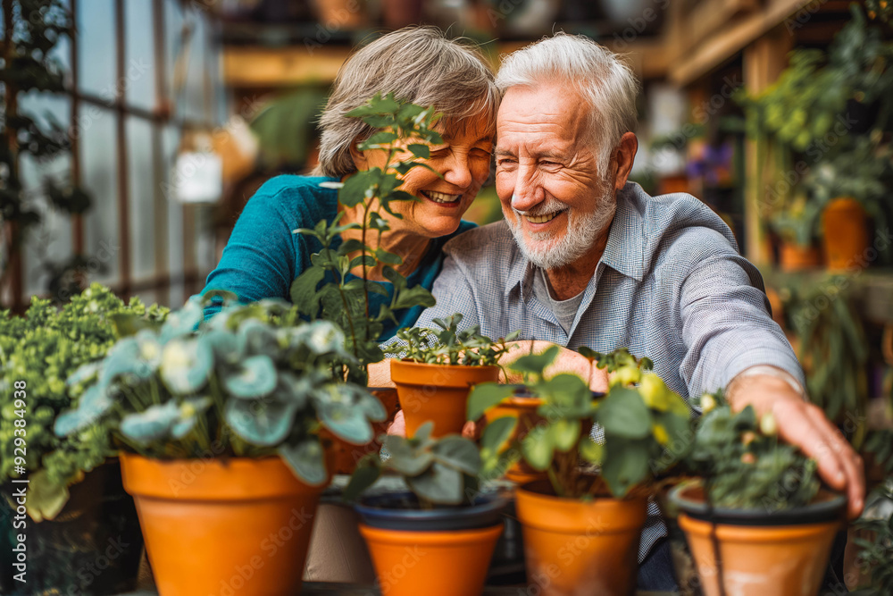 custom made wallpaper toronto digitalSmiling pensioners are enjoying looking after the potted plants