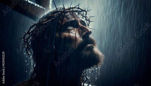 Jesus Crucified in the Rain: A Profound Sacrifice