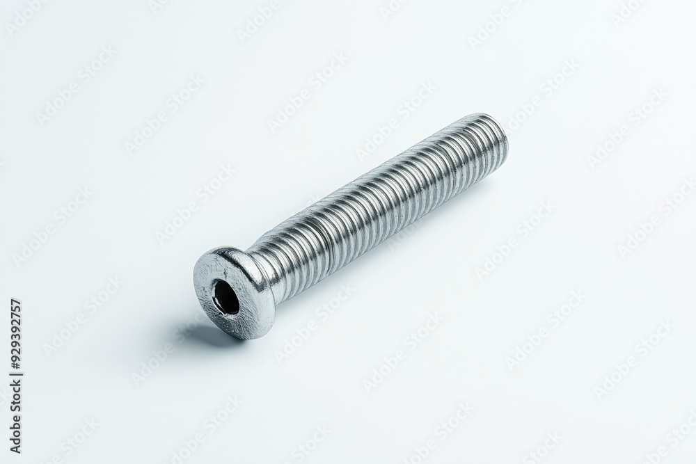 Realistic Bolt in 8K isolated on white background Realistic Bolt in 8K isolated on white background