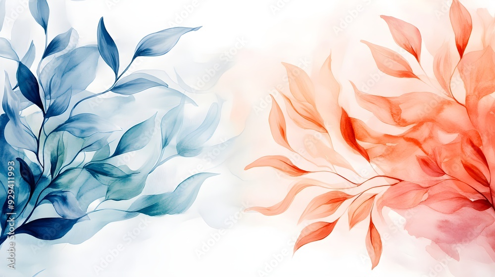 Lush underwater scene with tropical fish in a riot of colors, gracefully forming intricate patterns, Subtle watercolor blending enhances the ethereal quality Lush underwater scene with tropical fish in a riot of colors, gracefully forming intricate patterns, Subtle watercolor blending enhances the ethereal quality