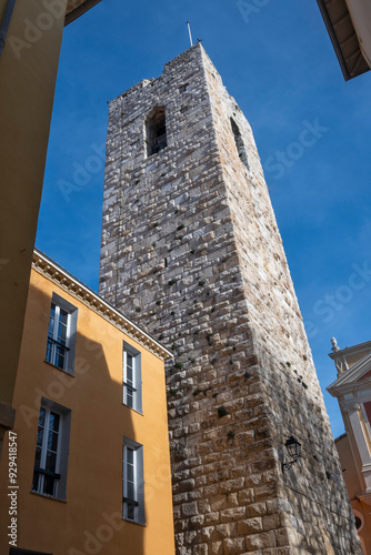 The old town of Antibes, France photo