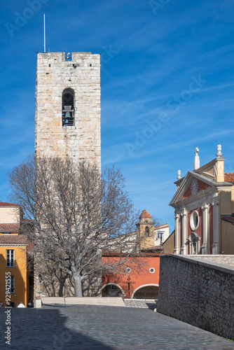 The old town of Antibes, France photo