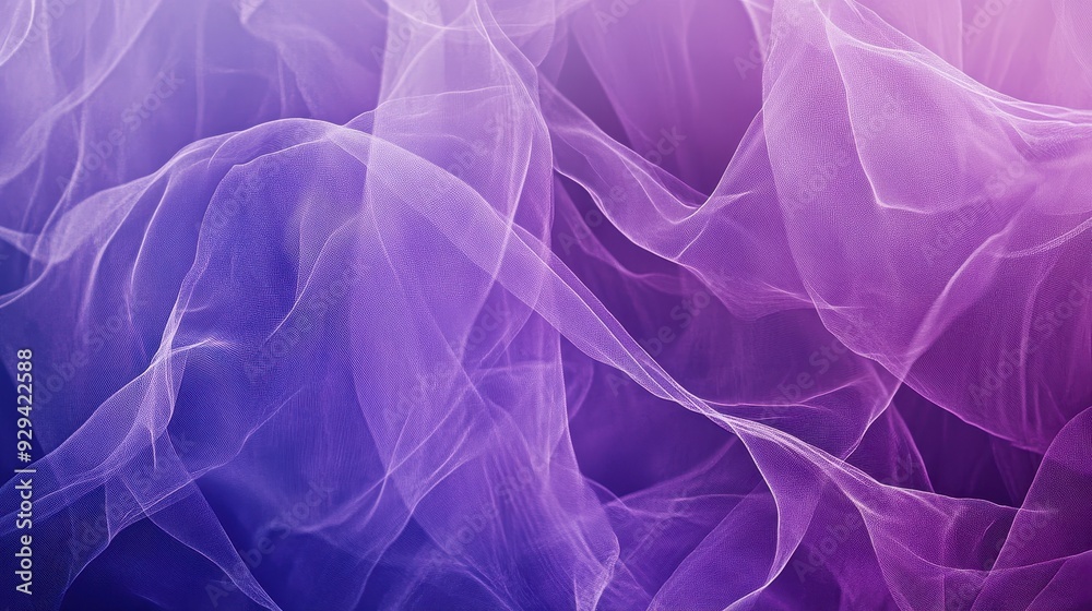 Fototapeta premium A soft, flowing abstract design featuring shades of purple and pink.