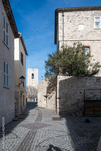 The old town of Antibes, France photo