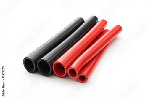 Heat Shrink Tubing isolated on white background