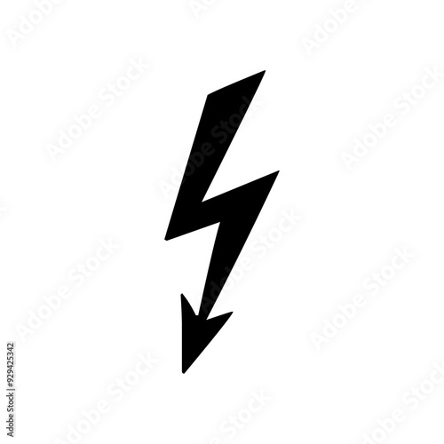 Free Download Lightning icon. lightning glyph. thunder icon. electricity icon. flash icon - GFXLoad