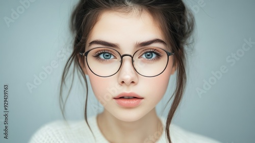 Young Woman With Glasses