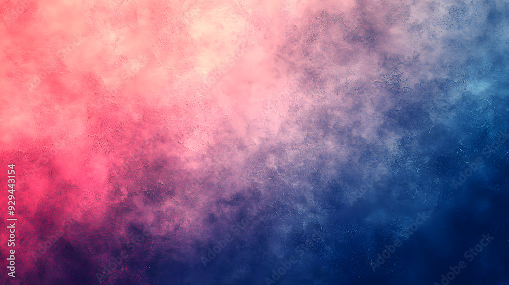 Fototapeta premium Vibrant Gradient with Subtle Grain Airbrush