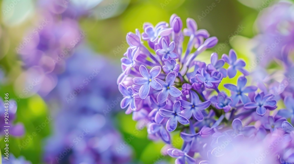 Close-up shot of a bunch of vibrant purple flowers Close-up shot of a bunch of vibrant purple flowers