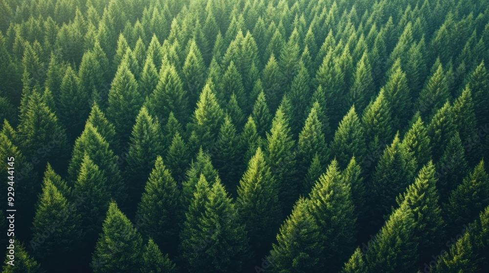 Aerial View of a Lush Forest Aerial View of a Lush Forest