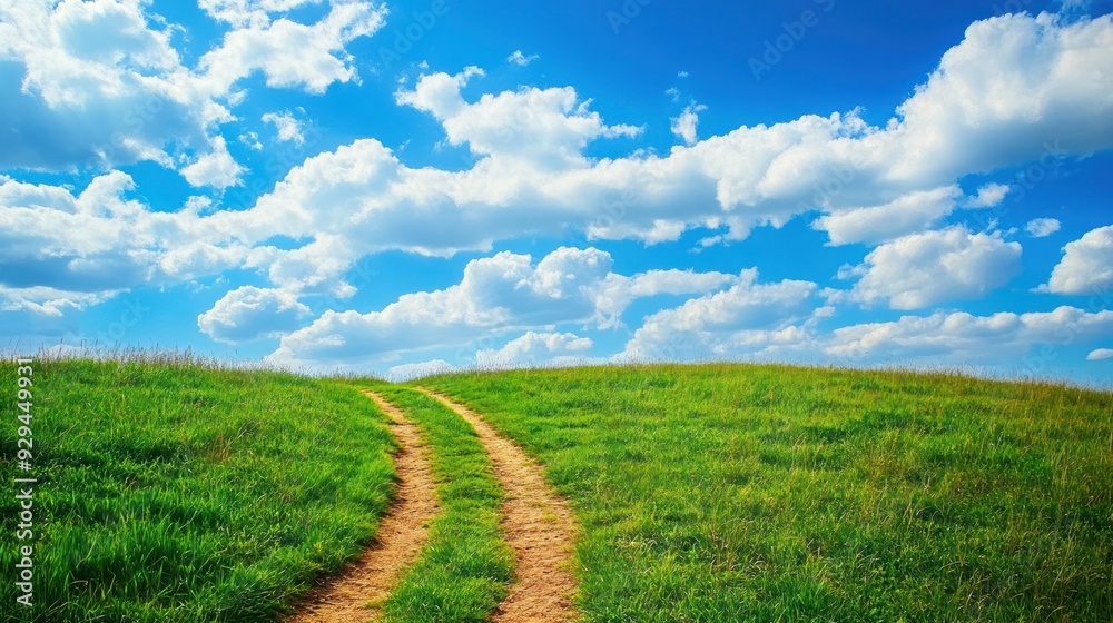 Countryside Path Leading to the Horizon Countryside Path Leading to the Horizon