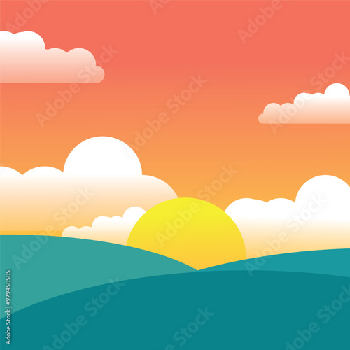 sunset background