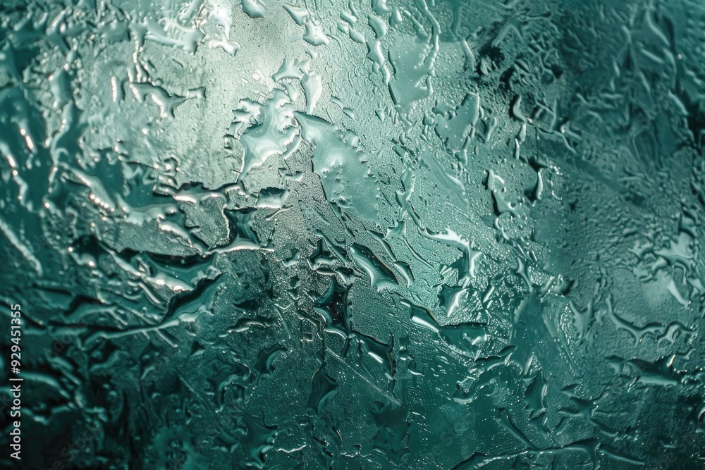 Close-up of water droplets on a glass surface, suitable for use in scientific or medical contexts Close-up of water droplets on a glass surface, suitable for use in scientific or medical contexts