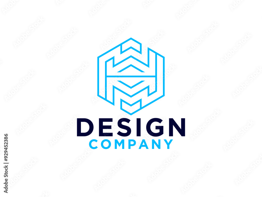 Abstract Initial Letter H Logo. Abstract Initial Letter H Logo.