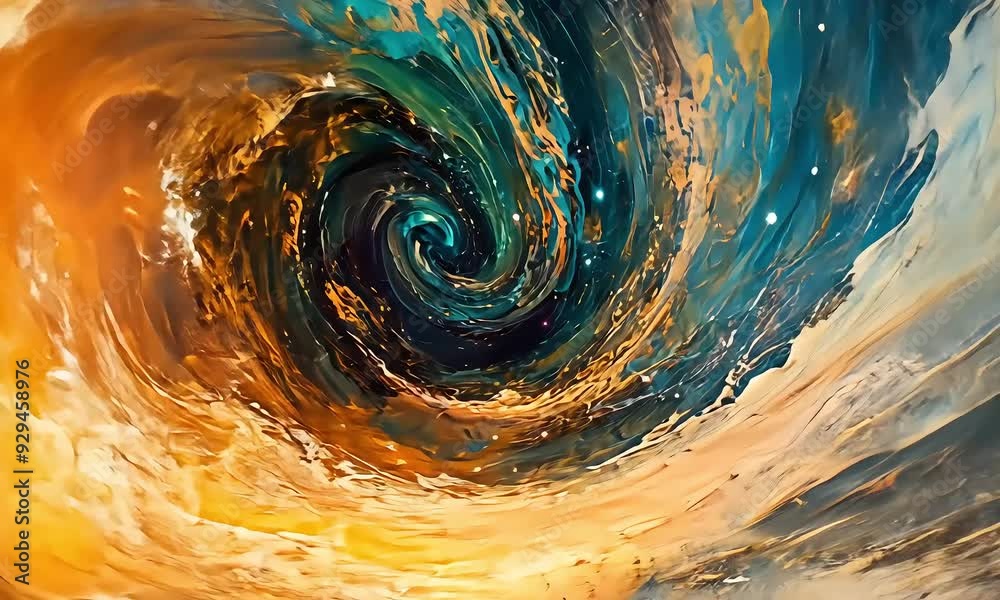 Abstract cosmic swirl in vibrant colors with ai generated.
Abstract cosmic swirl in vibrant colors with ai generated.