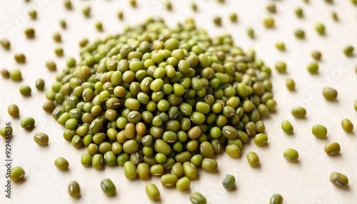 dry raw mung beans vigna radiata seeds green gram maash or moong photo