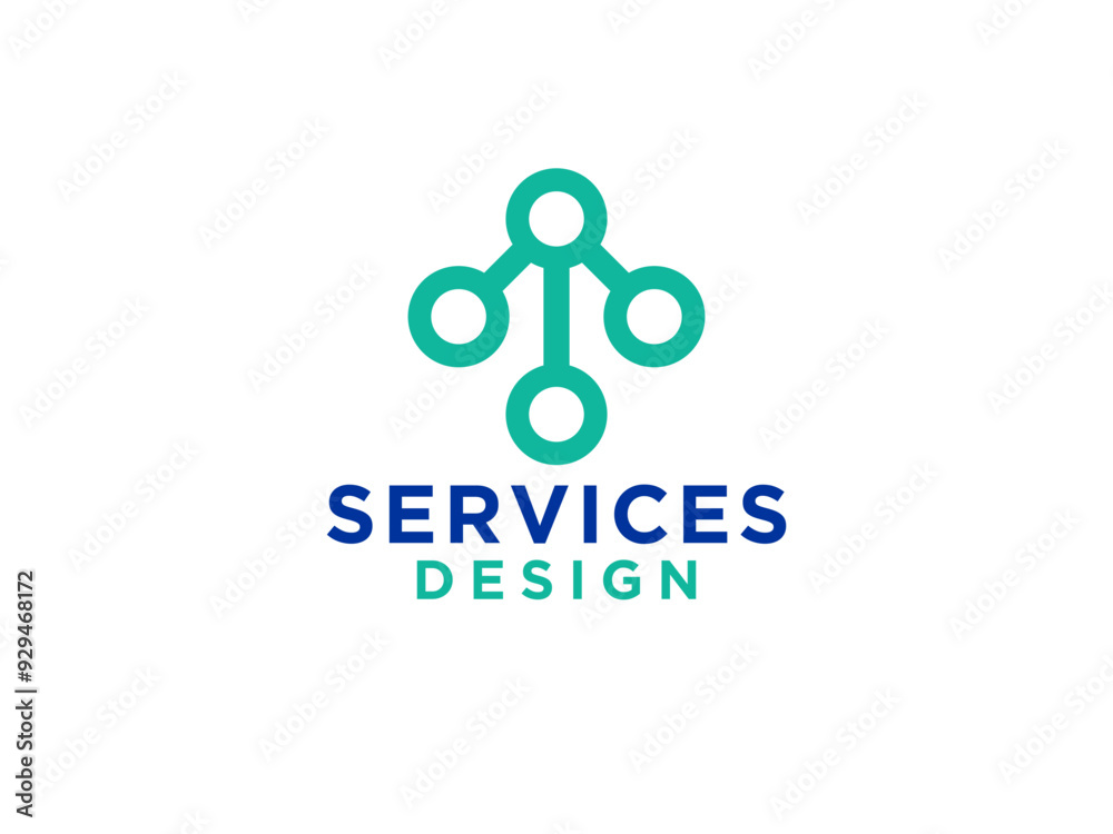 Digital Connecting Logo. Circle Shape with Connected Dots isolated on White Background. Usable for Business and Technology Logos. Digital Connecting Logo. Circle Shape with Connected Dots isolated on White Background. Usable for Business and Technology Logos.