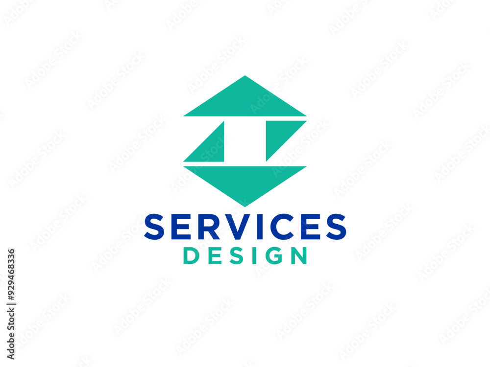 Letter Z Logo Square Line. Letter Z Logo Square Line.