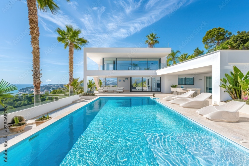 Modern Villa with Swimming Pool and Ocean View Modern Villa with Swimming Pool and Ocean View