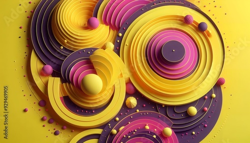 Geometric Symphony 8K Wallpaper