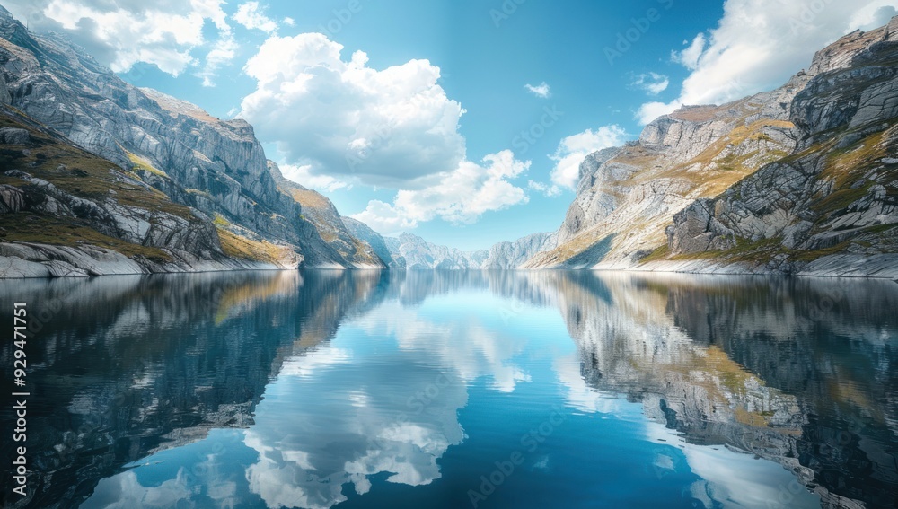 Fototapeta premium Mountain Lake Reflection