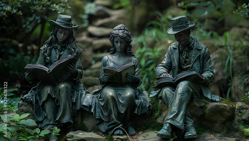 This is a statue of a person in a park. It is made of bronze and is life-size. This is a statue of a person in a park. It is made of bronze and is life-size.