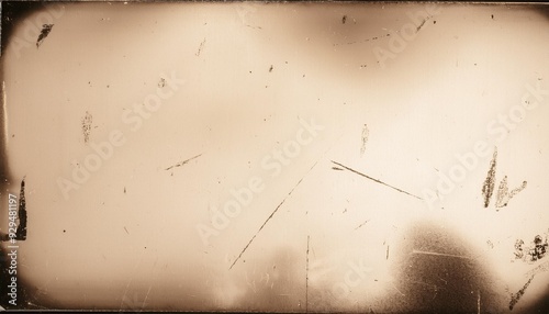 atmospheric overlay texture resembling aged photograph with dust specks scratches and subtle sepia tones perfect for adding vintage charm to digital images photo