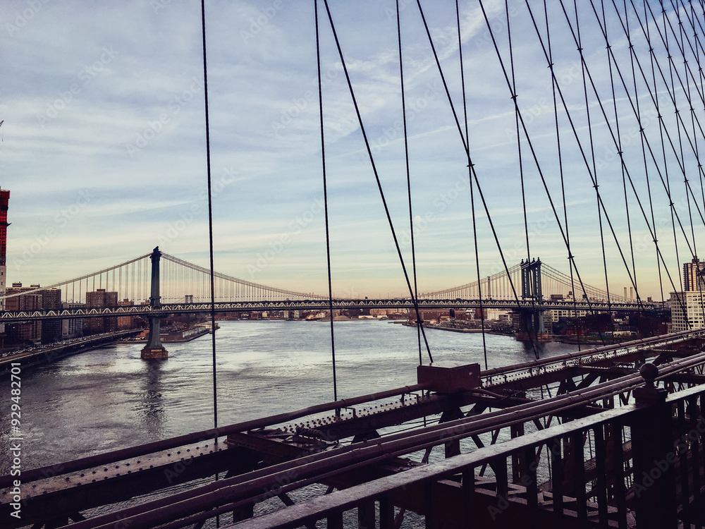 Obraz premium Manhattan Bridge - New York City