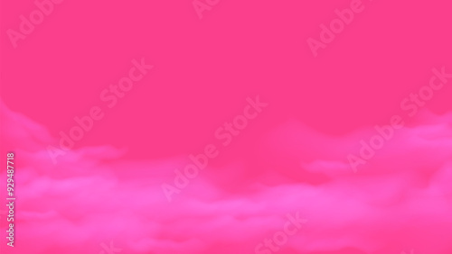 Smoke Vapor cloud overlay effect Realistic vector. Pink smoke. Smoke from fire or cloud. Natural atmospheric phenomenon.
