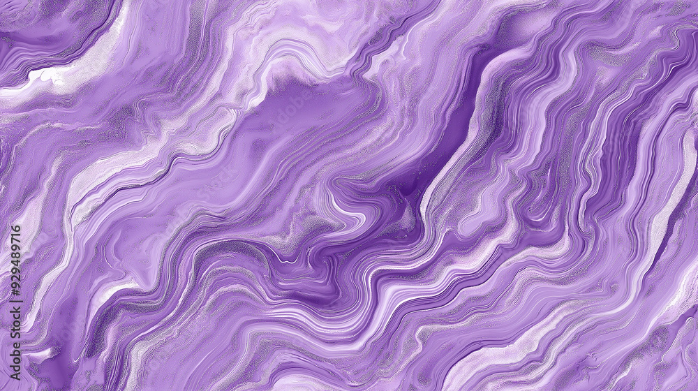 luxurious marble texture in rich purple and lavender tones, with elegant veining patterns resembling flowing water