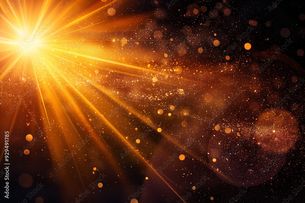 Obraz premium sun and sun flare for photomontage of photos and images in photoshop, generative AI