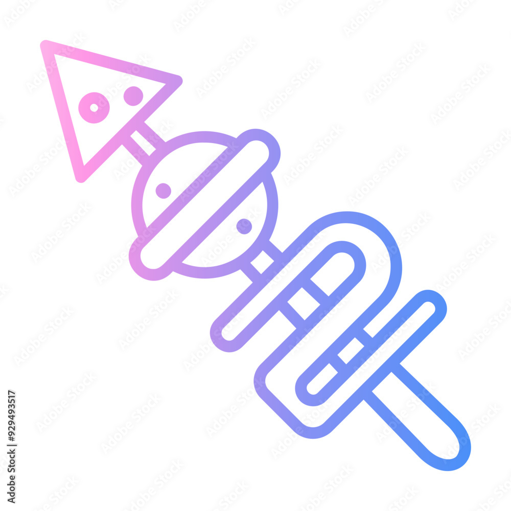 oden Line Gradient Icon oden Line Gradient Icon
