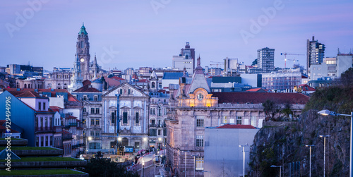 early morning cityscape Porto