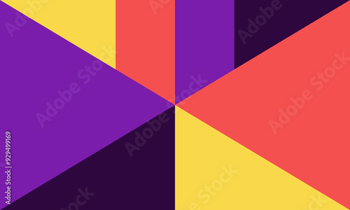 Free Download Vibrant Geometric Triangle Pattern - Vector - GFXLoad