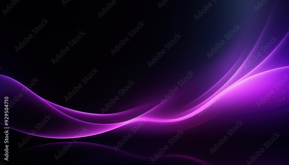 Abstract Purple and Black Background with Wavy Lines Abstract Purple and Black Background with Wavy Lines
