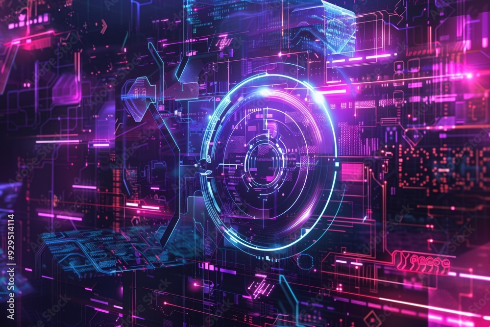 Obraz premium space technologies